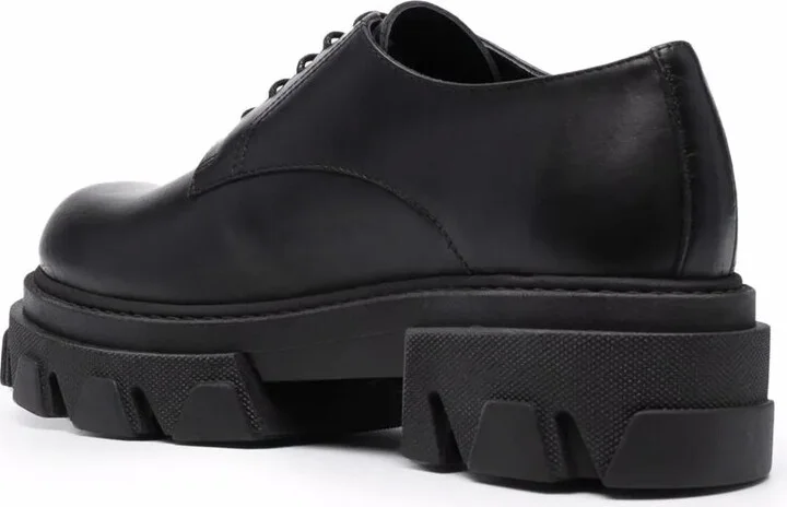 Lace-Up Chunky-Sole Shoes - Image 3