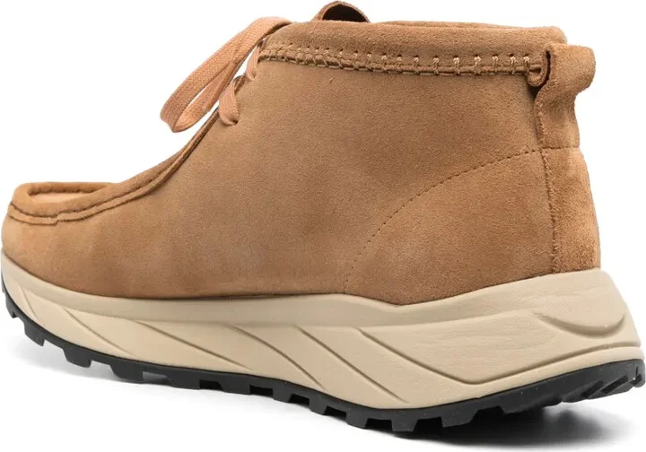 Lace-Up Chunky-Sole Suede Boots - Image 3
