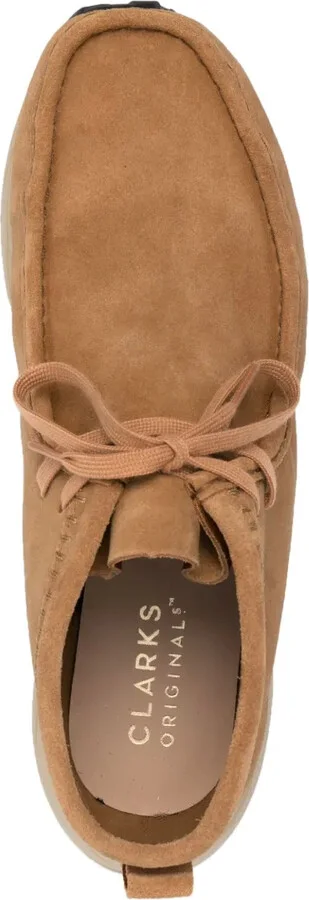 Lace-Up Chunky-Sole Suede Boots - Image 4