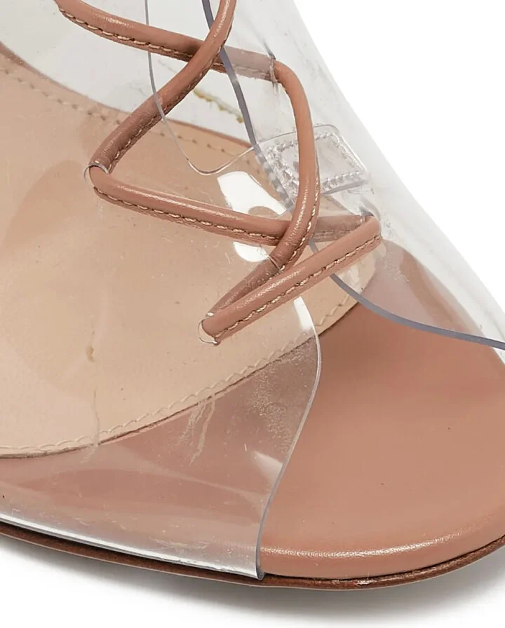 Lace-Up Clear-Panel Boots - Image 5