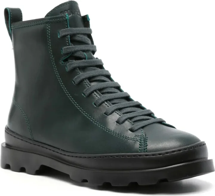 Lace-Up Combat Boots - Image 2