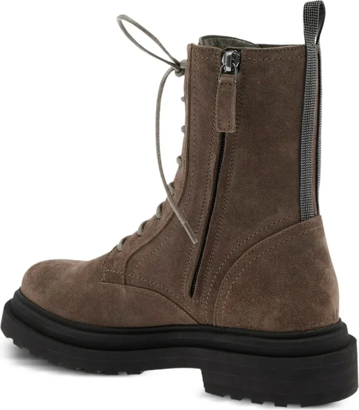 Lace-Up Combat Boots - Image 3
