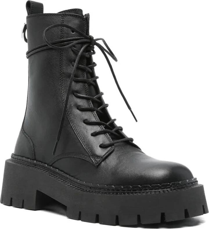 Lace-Up Combat Boots - Image 2