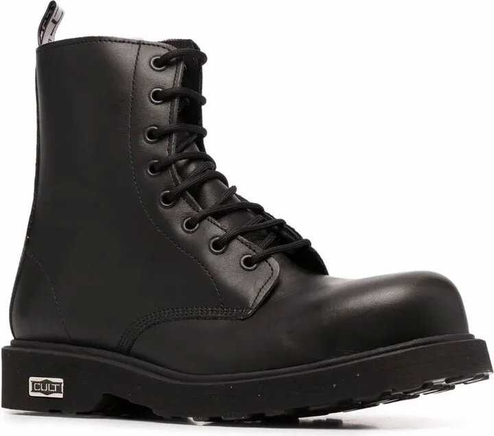 Lace-Up Combat Boots - Image 2