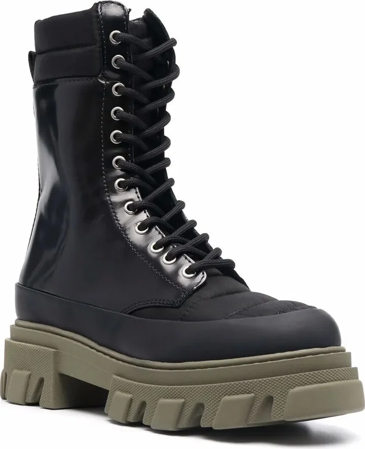Lace-Up Combat Boots - Image 2