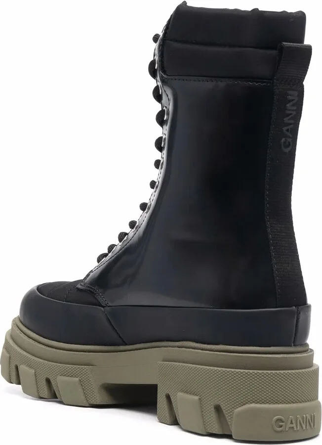 Lace-Up Combat Boots - Image 3