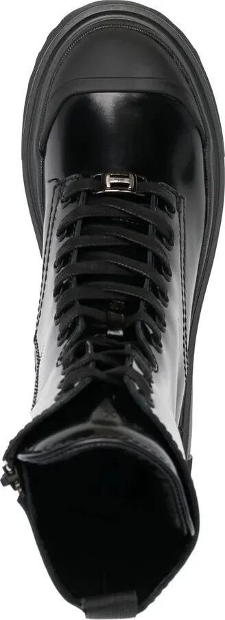 Lace-Up Combat Boots - Image 4