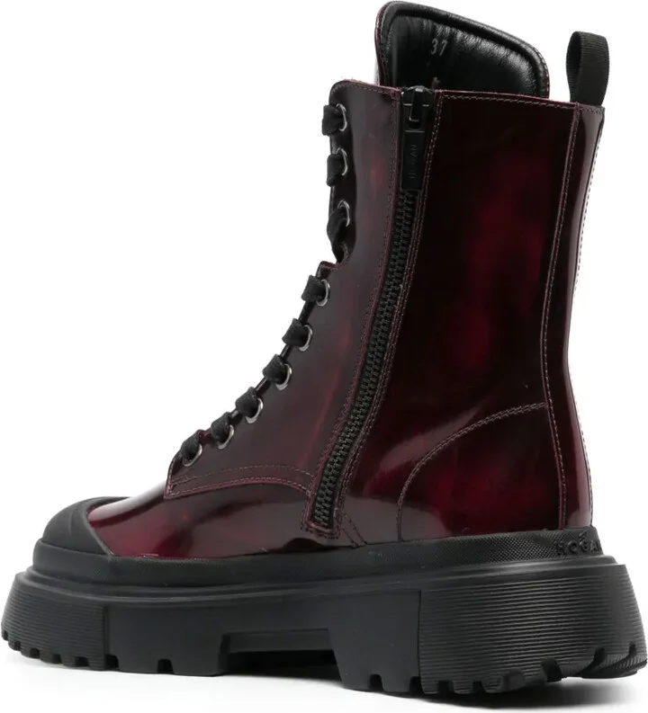 Lace-Up Combat Boots - Image 3