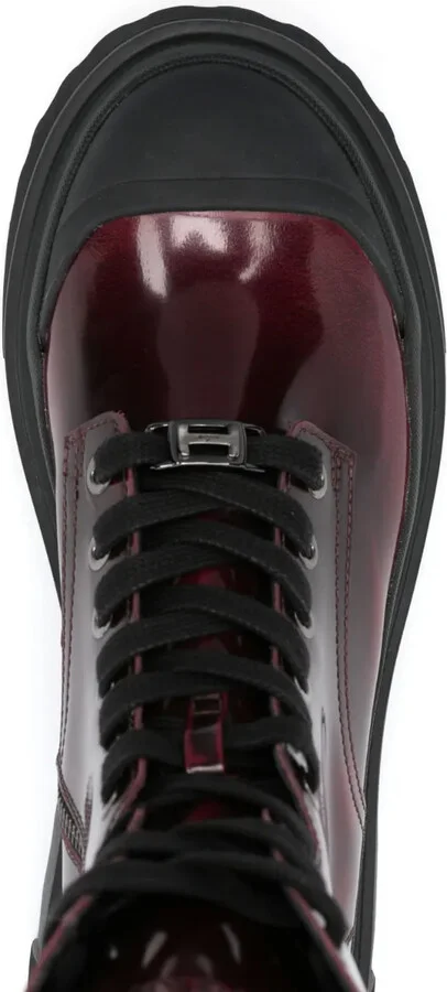 Lace-Up Combat Boots - Image 4