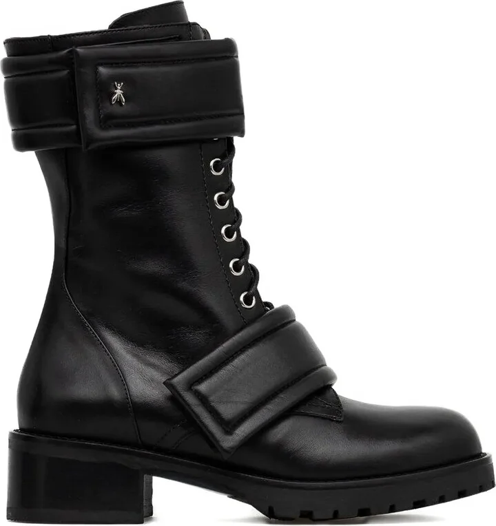 Lace-Up Combat Boots