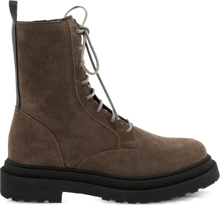 Lace-Up Combat Boots