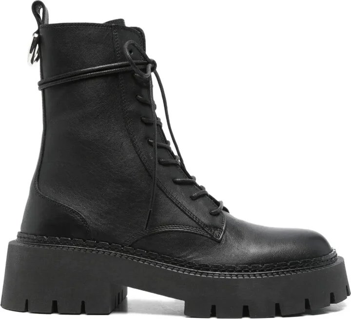 Lace-Up Combat Boots