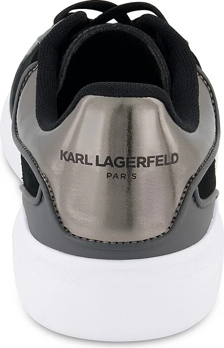 Lace-Up Court Sneakers with Side Patch - Image 5