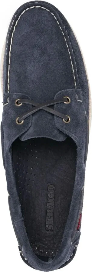 Lace-Up Detail Boat Shoes - Image 4