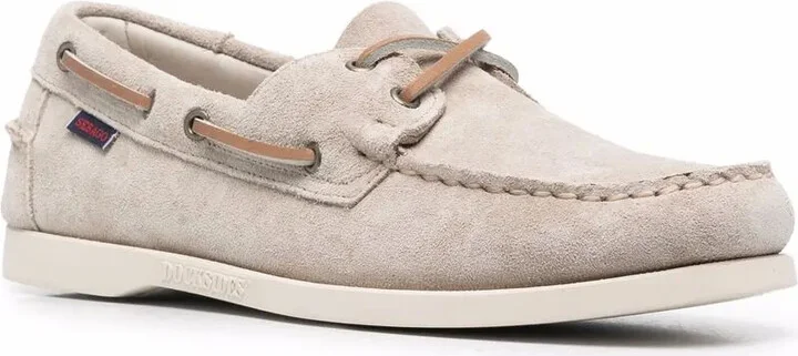 Lace-Up Detail Boat Shoes - Image 2