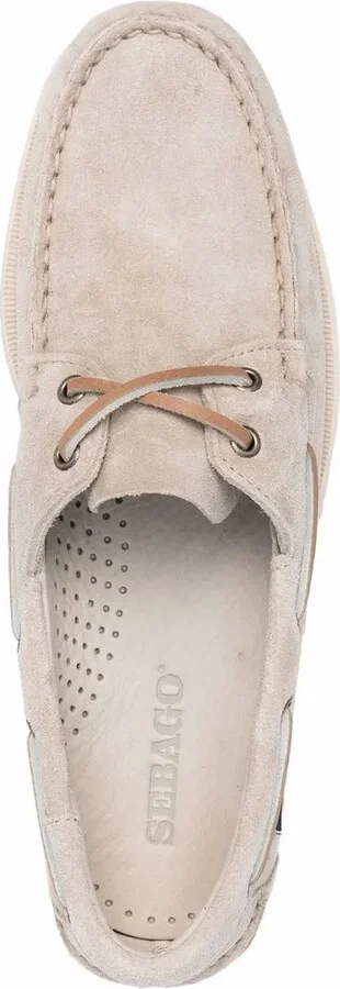 Lace-Up Detail Boat Shoes - Image 4