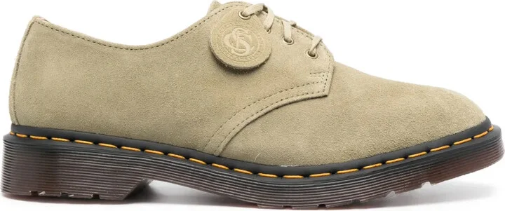 Lace-Up Fastening Leather Shoes