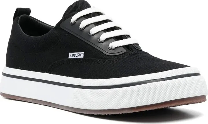 Lace-Up Flatform Sneakers - Image 2