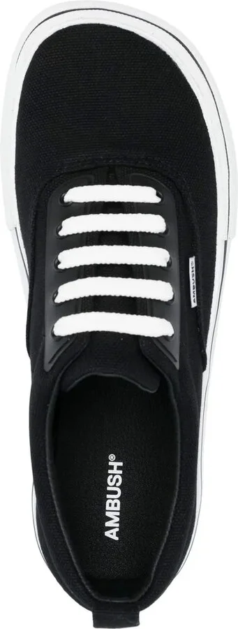 Lace-Up Flatform Sneakers - Image 4