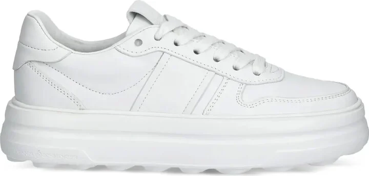 Lace-Up Flatform Sneakers