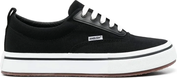 Lace-Up Flatform Sneakers