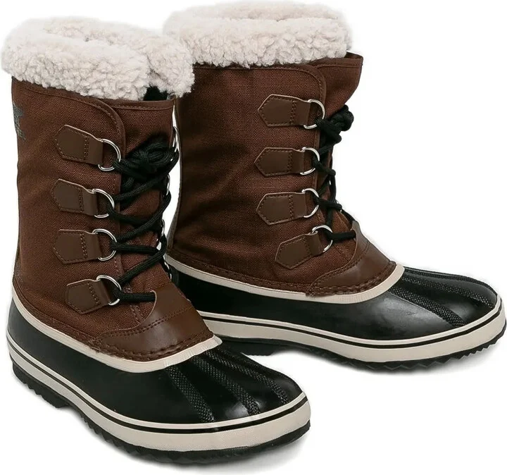 Lace-Up Fleece-Lined Boots