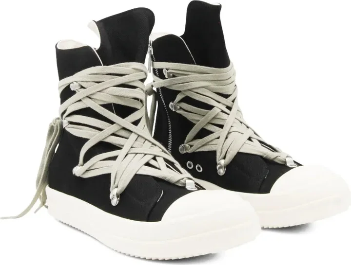 Lace-Up Hi-Top Sneakers - Image 2