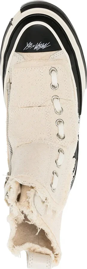 Lace-Up Hi-Top Sneakers - Image 4