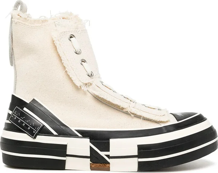 Lace-Up Hi-Top Sneakers
