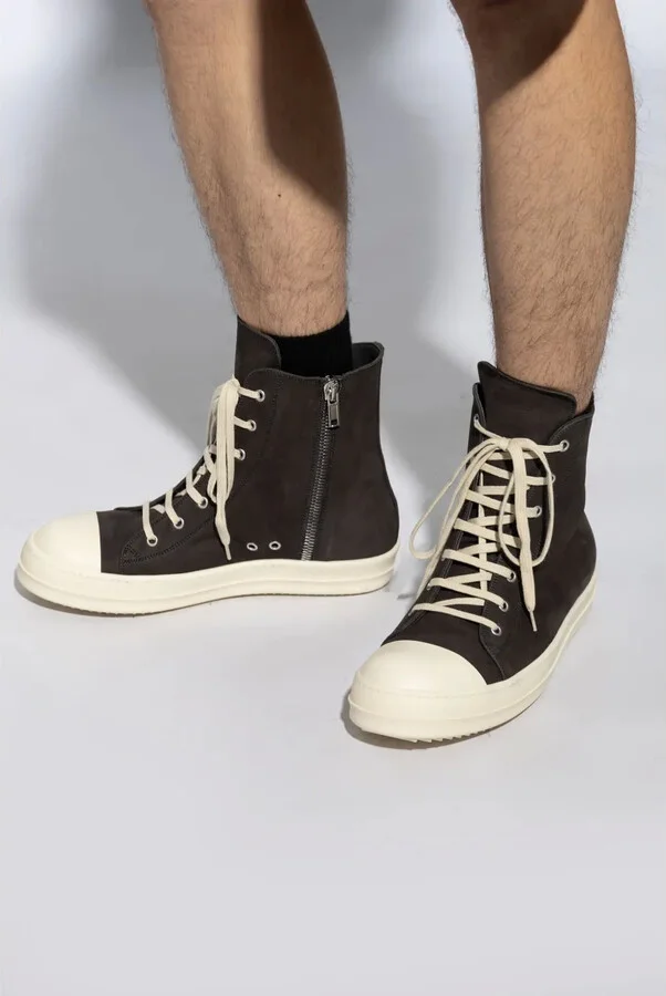 Lace-Up Hi-Top Trainers - Image 2