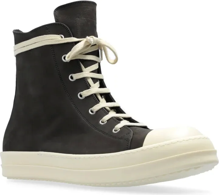 Lace-Up Hi-Top Trainers - Image 4