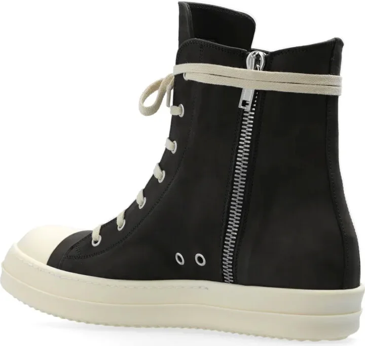 Lace-Up Hi-Top Trainers - Image 5