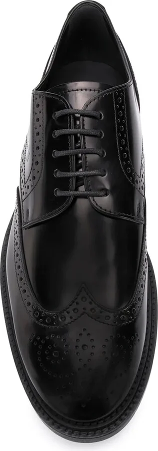 Lace-Up High-Shine Brogues - Image 4