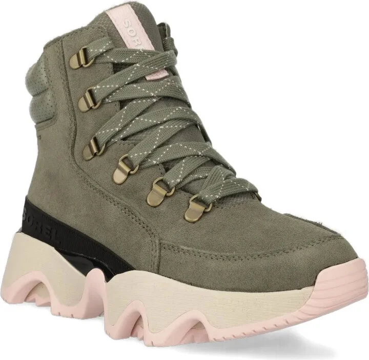 Lace-Up High-Top Boots