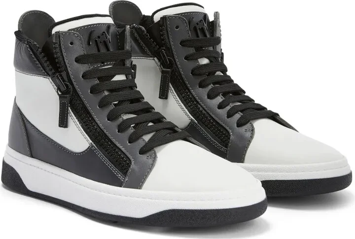 Lace-Up High-Top Sneakers - Image 2