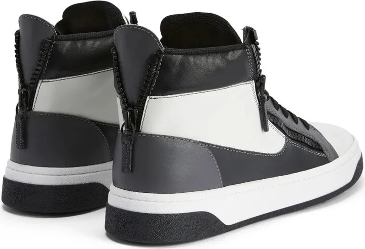 Lace-Up High-Top Sneakers - Image 3