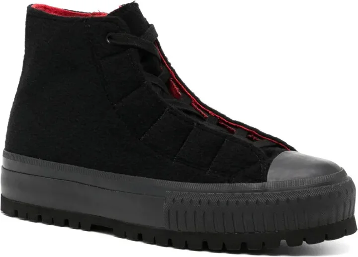 Lace-Up High-Top Sneakers - Image 2