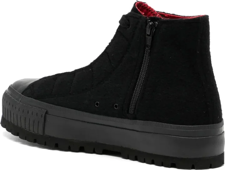 Lace-Up High-Top Sneakers - Image 3
