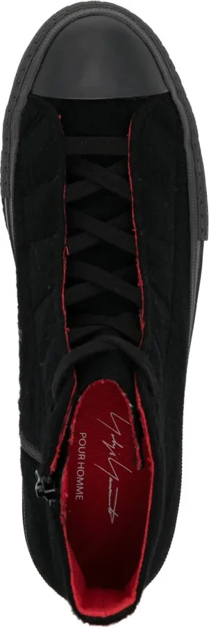 Lace-Up High-Top Sneakers - Image 4