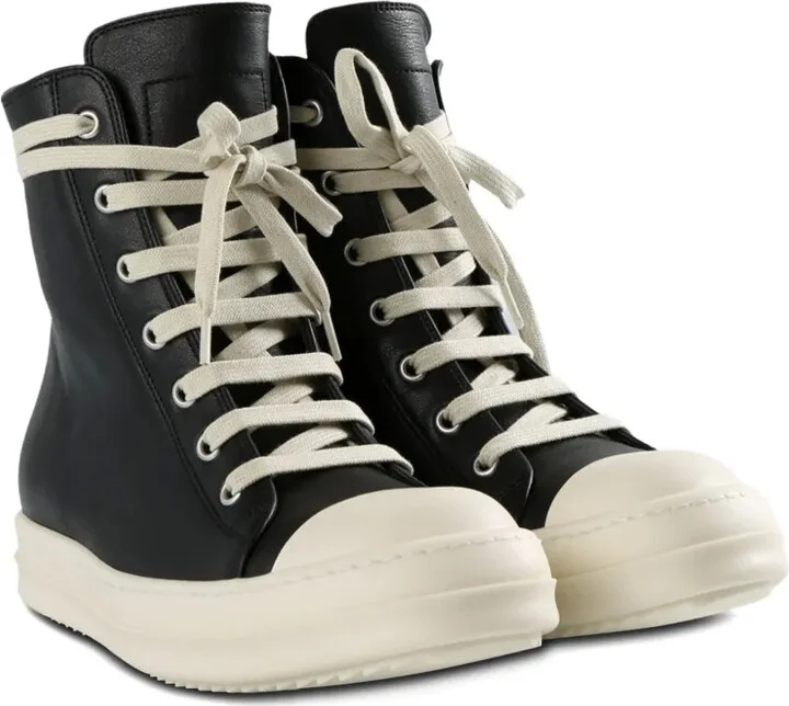 Lace-Up High-Top Sneakers - Image 2