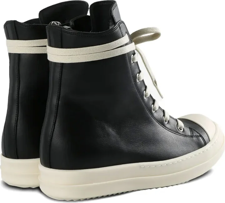 Lace-Up High-Top Sneakers - Image 3