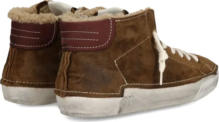 Lace-Up High-Top Sneakers - Image 3