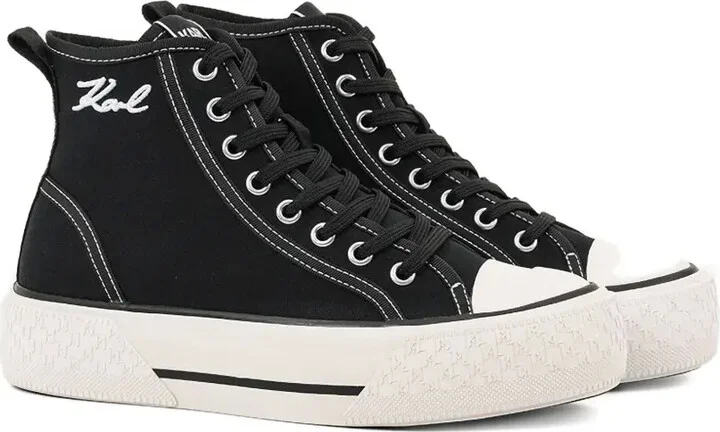 Lace-Up High-Top Sneakers - Image 2