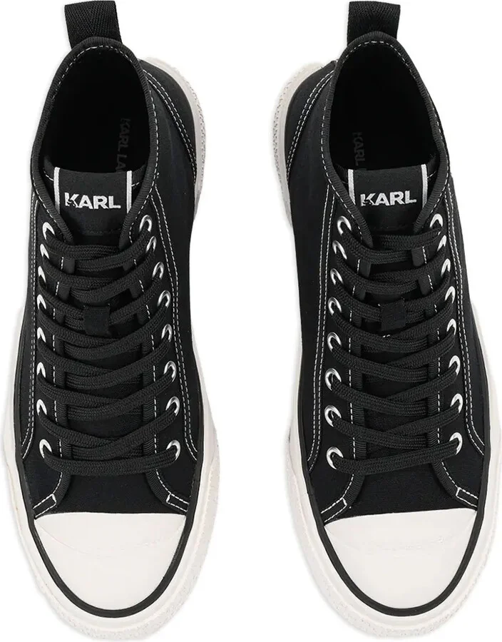 Lace-Up High-Top Sneakers - Image 4