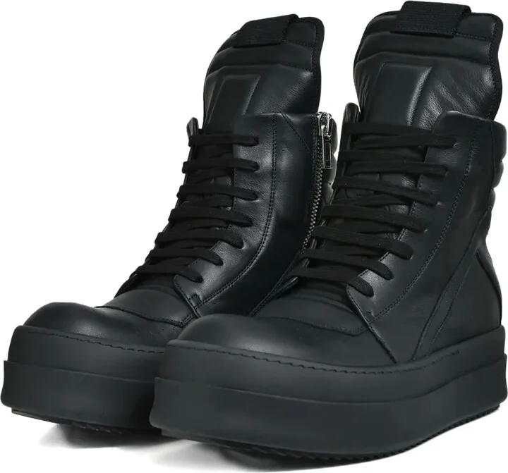 Lace-Up High-Top Sneakers - Image 2