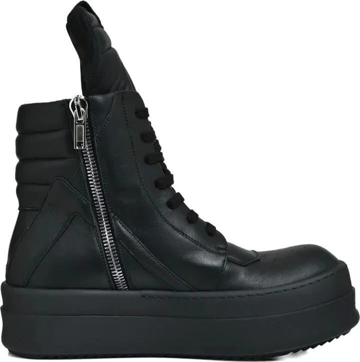 Lace-Up High-Top Sneakers - Image 3