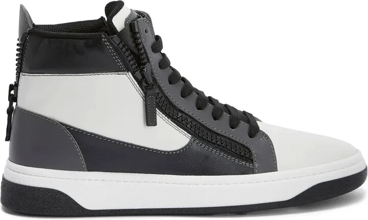 Lace-Up High-Top Sneakers