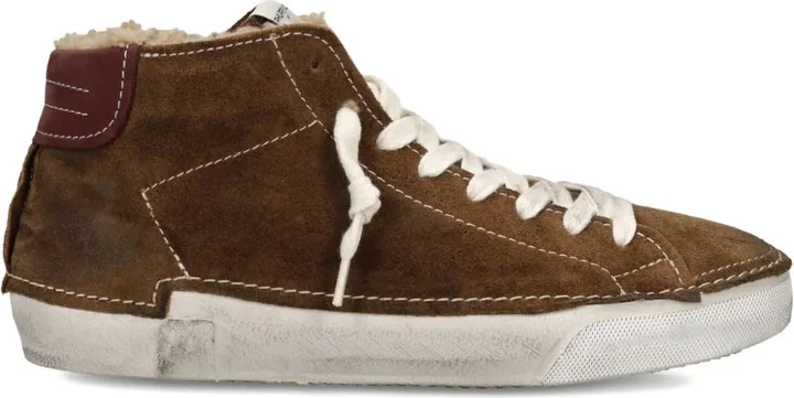 Lace-Up High-Top Sneakers