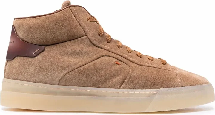 Lace-Up High-Top Sneakers