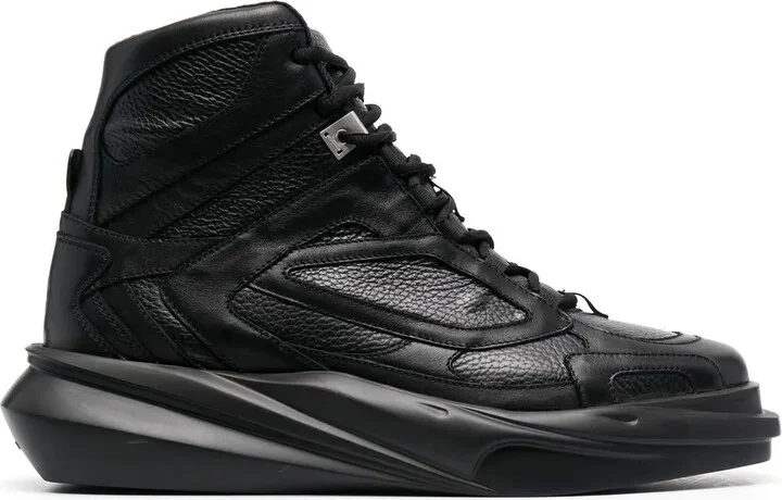 Lace-Up High-Top Sneakers